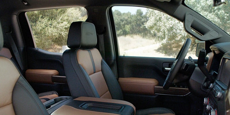 Chevrolet Silverado front seat side view