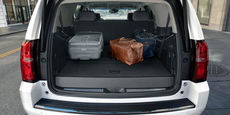 Chevrolet Tahoe rear boot space view