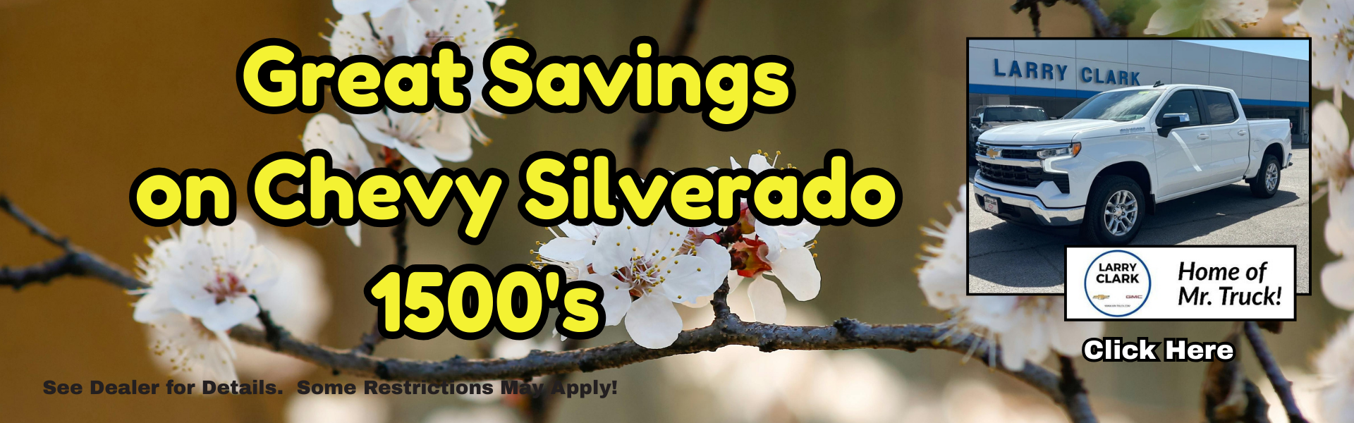 Spring Silverado banner March 2026