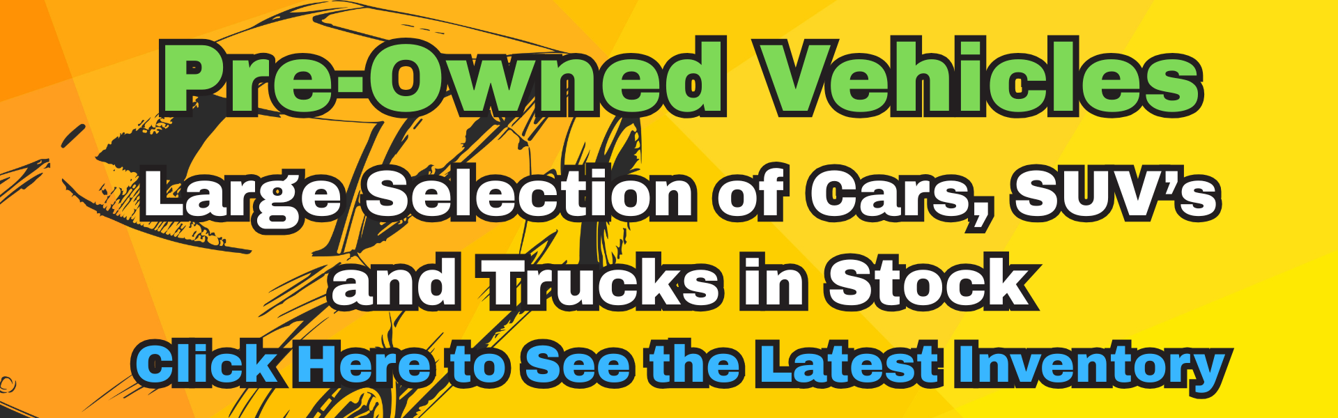 Pre owned banner March 2026